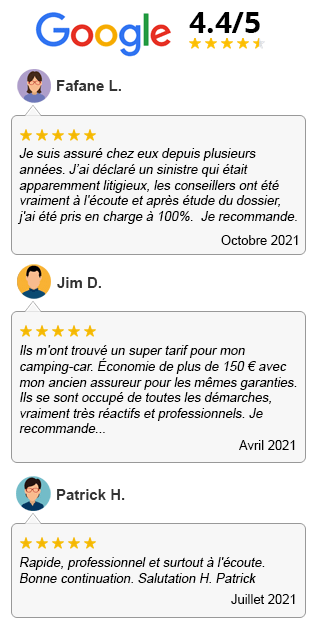 Nos avis clients Google