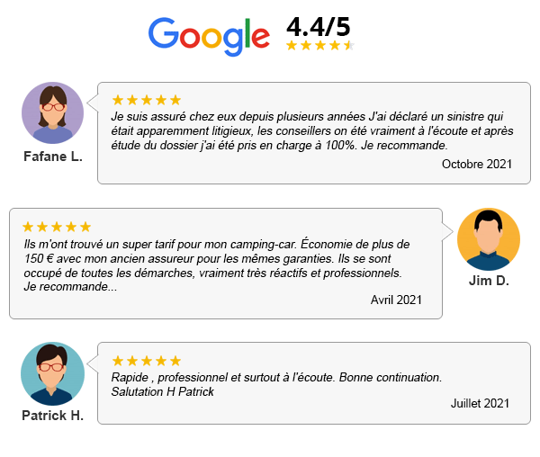 Nos avis clients Google